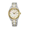 Seiko Quarz Damen-Uhr Edelstahl mit Metallband SUR636P1