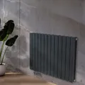 WEBER Heizkörper Flach Design Heizung Paneel-Heizkörper Horizontal Doppellagig