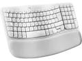 LOGITECH Wave Keys ergonomisch, Bluetooth, Tastatur, Sonstiges, kabellos, Weiß
