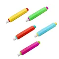 Lmyzcbzl Kreidehalter, 5 Stück Kunststoff Kreidehalter, Verstellbarer Kreide Holder, Bunte Chalk Holders, für Büro, Zuhause