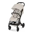 CYBEX Gold Kinderwagen BEEZY mit Ergonomischer Liegeposition, Ab Geburt bis ca. 4 Jahre (max. 22 kg), Kompakt faltbar, Einhand-Gurtsystem, Dune Grey