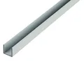 Alberts 475666 U-Profil | Aluminium, natur | 1000 x 10 x 10 mm
