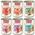 animonda GranCarno Adult Herzhafte Variation (6 x 400 g), Hunde Nassfutter für ausgewachsende Tiere, Nassfutter für Hunde mit 100% frischen, fleischlichen Zutaten, Hundefutter ohne Getreide