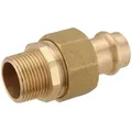Press-Verschraubung flachdichtend aus Rotguss 18 mm - 1/2 Zoll AG - für Kupferrohre - DVGW-zertifiziert - für Presskontur V & M