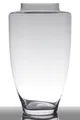 INNA-Glas Bodenvase Glas Lacey, Trichter - rund, klar, 31,5cm, Ø 18cm - Große Vase