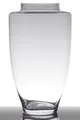 INNA-Glas Bodenvase Glas Lacey, Trichter - rund, klar, 31,5cm, Ø 18cm