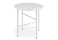 bomoe Beistelltisch Beistelltisch Outdoor Gartentisch Rund Ø 44 cm Finn, Weiß, Wohnzimmer Couchtisch Leicht In- & Outdoor Balkon Tisch Terrasse