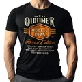 LOBO NEGRO® T-Shirt als Geschenk zum 50. Geburtstag: Oldtimer Modell 1975 in Topzustand schwarz XL