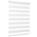 Sekey Doppelrollo Klemmfix ohne Bohren für Fenster, Doppelrollo 130 cm breit, Duo Rollo Jalousie Sonnenschutz, 130x150cm, Leinen