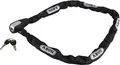 ABUS Kettenschloss 6806K • Fahrradschloss 6 mm Kette mit Textilschlauch