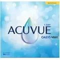 Acuvue Oasys Max 1-Day Multifocal (90er Packung) Tageslinsen (0.75 dpt, Addition Medium (1.50-1.75) & BC 8.4) mit UV-Schutz für Allergiker