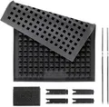 KITCHBO Starter Set Deluxe Silikon Backmattte Spieße +Steine + Schwamm
