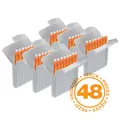 48x Cerumenfilter für Hörgeräte Starkey und KIND evo / evoR - H: 1,5mm Ø: 1,7mm