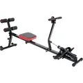 Rudergerät MEDIASHOP "KENDOX RowShaper", schwarz, RudergeräteB:43cm H:48cm L:156cm, Rudermaschine, 12 Widerstandsstufen, platzsparend verstaubar, B:43cm H:48cm L:156cm