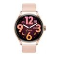 Ice-Watch - Ice smart 3.0-1.2 Rose-Gold Nude AMOLED GPS - Rose-Gold runde verbundene Uhr für Damen mit Silikonarmband - 025103 (1.20 Zoll)