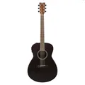 YAMAHA FSX400 Akustik-E-Gitarre – Kompakter Concert-Korpus, 25" Mensur, Geringer Saitenabstand, Scalloped Bracing, System-66 Preamp mit Pickup und Tuner – Smoky Black
