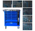 Toolcar Werkzeugwagen Toolcar F-Tools Blau XXL Werkzeugwagen Werkstattwagen gefüllt