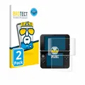 BROTECT 2 Stück Full-Cover Schutzfolie für Nintendo 3DS XL SPM7800 Full-Screen Displayschutz-Folie [3D Curved, Anti-Fingerprint, Kristall-Klar]
