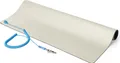 StarTech.com Große ESD Matte - Elektronikreparatur Antistatikmatte - Antistatische Matte/Tischmatte - lösbarer Erdungskabel mit Krokodilklemme - ESD Unterlage - ANSI/ESD S 4.1 - 60x120 cm - Flexible Thermoplast Unterlage - Beige - Polyvinylchlorid (PVC) -