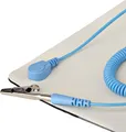 StarTech.com 23x47" Anti Static Mat, ESD Mat for Electronics Repair, Anti Static Desk Mat w/Detachable Grounding Wire, ANSI/ESD S 4.1 Compliant, Flexible Thermoplastic Work Mat/Pad - Suitable for Tables (LG-ANTI-STATIC-MAT) - Fußmatte (antistatisch) - abnehmbares Erdungskabel - beige