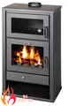 Modern EEK A Kaminofen mit Backofen Victoria TRIUMPH F BImSchV Stufe 2