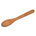 3x Servier-Löffel aus Kirsch-Holz, oval, 32 cm, aus Europa, hitzebeständig, Keine Kratzer im Topf, antibakterieller Rührlöffel, kein Plastik im Essen, robuster Gemüselöffel
