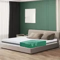 Orthopädische Matratze 100 X 180 Aus Antibakteriellem Memory - Höhe 16 Cm - 3d Air Hypoallergener Faserstoff - 7 Differenzierte Zonen