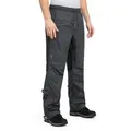 Höhenhorn Regenhose Pluvia Herren Wasserdichte Überziehhose Outdoorhose für Männer mit Transportbeutel, Wassersäule 5.000 mm, Atmungsaktiv 5.000g/m2/24h grau L