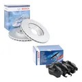 BOSCH Bremsenkit Für OPEL Astra G-H Corsa C Meriva - Scheiben + Beläge