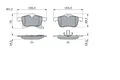 0 986 424 707 BOSCH Bremsbelagsatz, Scheibenbremse für CHEVROLET,HOLDEN,OPEL