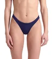 Arena Damen Women's Team Swim Bottom Solid Badehosen Slip, Navy-White, 34 EU