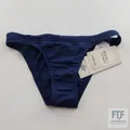 Arena Damen Women's 34 Team Swim Bottom Solid Badehosen Slip, Navy-White, 34 EU