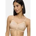 Triumph Bügelloser BH Doreen (1-tlg) BH ohne Bügel - Stützend - Optimaler Halt für große Cups beige|braun 100