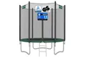 SONGMICS Gartentrampolin Ø 305/366 cm Trampolin, Ø 183 cm, gepolstertes Gestell