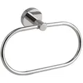 Tesa - Handtuchring Smooz Oval, Hochglanz-verchromt Handtuchringe