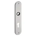 EDI Renovierschild 206 H Edelstahl F00 PZ Entfernung 92 mm (Türschildgarnitur) (2206/9203/00)
