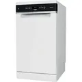 Whirlpool WSFO 3T223 P, Freistehend, Single (45 cm breit), Weiß, Schwarz, Tasten, 1,3 m