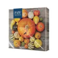 PAW - Servietten 3-lagig (33 x 33 cm) I 20 Stück I Perfekt für Geburtstag, Partys, Meetings I Herbst Tischdekoration I Bunte Papierservietten - Kürbis Orange I Pumpkin Composition