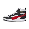 PUMA Unisex Rbd Game Sneaker, White High Risk Red Black Team Gold, 39 EU