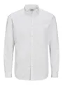 Herren Jprblacardiff skjorte L/S Noos Langarmshirt, Weiß, XL EU