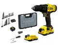 Stanley Akku-Bohrschrauber 18V 50Nm 2x Akku 2Ah mit Zubehörteile SFMCD700D2A-QW