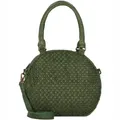 Greenland Nature Femi & Nine Schultertasche Leder 34 cm grün 2853-4