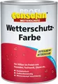 Consolan Profi Wetterschutzfarbe Schwedenrot 2,5L Pro Holz Lasur Schutz