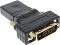 InLine HDMI-DVI Adapter - HDMI Buchse auf DVI Stecker - flexibler Winkel - 4K2K