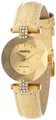 Jowissa Damen-Armbanduhr J5.187.S Facet Strass Gold PVD beschichtet Edelstahl Beige Lackleder, Gold, Armband