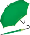 United Colors of Benetton Stockregenschirm großer Regenschirm mit Auf-Automatik und Logo, einfarbig mit Kontrastfarben am Schirmrand
