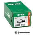 SPAX Universalschrauben T20 Senkkopf WIROX 0191010450805 4,5 mm x 80 mm, 200 St.