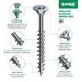 Spanplattenschrauben SPAX Wirox Torx alle Größen 3x30-6x260 Holzschrauben d