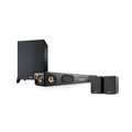 Teufel CINEBAR Ultima Surround Power Edition Leistungsstarke 4.1 Heimkinosystem mit Subwoofer und Kabelloser aktives Rear Speakers, Dolby Audio, Bluetooth aptX - schwarz