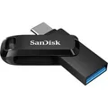 SanDisk USB-Stick Ultra Dual Drive Go, 1 TB, bis 400 MB/s, USB und USB-C 3.0, schwarz